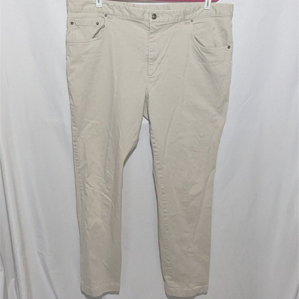 Tasso Elba Men's Cosimo Classic Fit Chino Casual Light Beige Khaki Size 32x31*